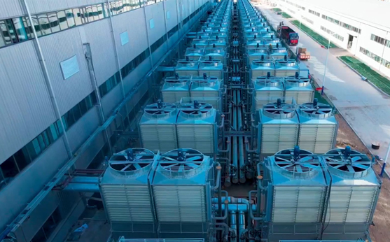 雙良硅材料智能型節(jié)水消霧閉式循環(huán)水冷卻項目